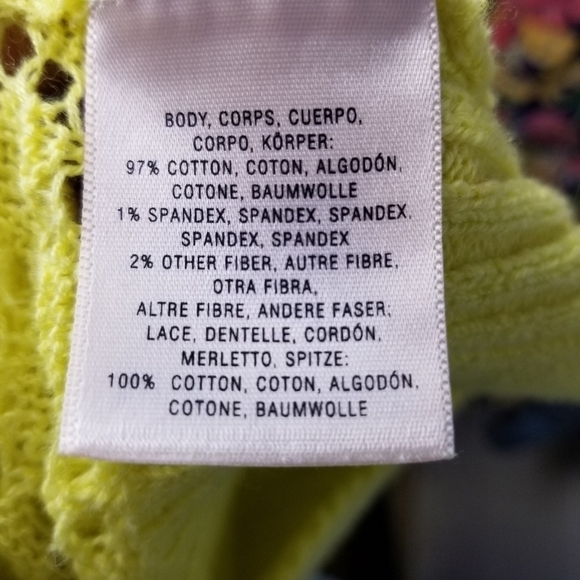 Y2k Anthropologie little yellow bird crochet cardigan sweater Gilmore Coquette - Picture 14 of 14